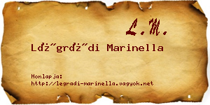 Légrádi Marinella névjegykártya